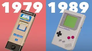 Evolution of Handheld Game Consoles 1979 - 1989
