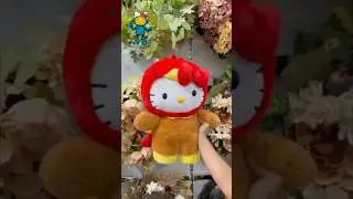 Hello Kitty Turkey 🦃🎀 Thanksgiving Fun. Cute Toy Pretend Play for Kids. #hellokitty #fall #cute