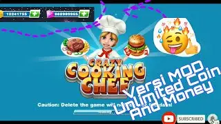 Crazy Cooking Chef MOD || Sushi Shop || Unlimited Coin And Diamond || Auto Upgrade Semua