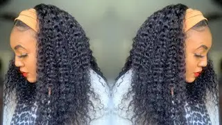 Slay for Beginners! High Density Everyday Bob Wig | Deep Curly Headband Wig W/ Headband ft. Mslynn