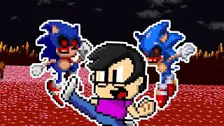 Playing Sonic.exe games again on Halloween