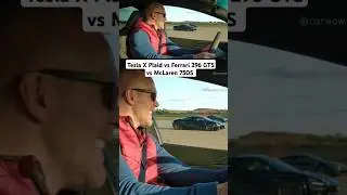Tesla Plaid X vs Ferrari 296 GTS vs McLaren 750 S Drag Race