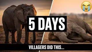 A Mother Elephant Protected Her Dying Baby for 5 Days... What Happened Next Touched Everyone 🐘💔