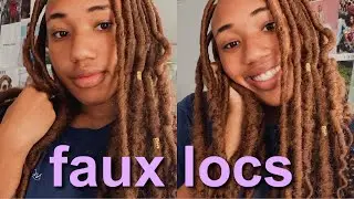 getting faux locs for the first time