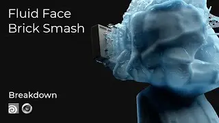 Brick in your face! | Fluid Sim Houdini Breakdown. Project File.