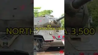 Military Tank Strength by Country #shorts #viral #militarystrength @topthingsworld1