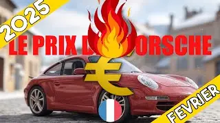 PORSCHE dans la tourmente Le prix des Porsche en France en fevrier 2025  evolution depuis 2004