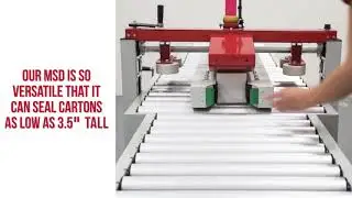 MSD Simple Pack Seal System Manual Sidedrive Carton Sealer