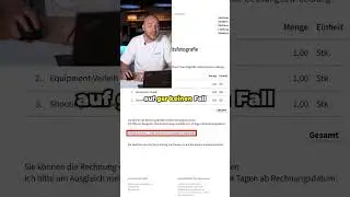 Vorlage: Rechnung schreiben
