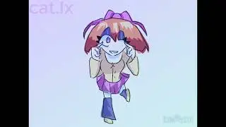 SAD FUNK ANIME GIRL DANCE ANIMATION EDIT WOW