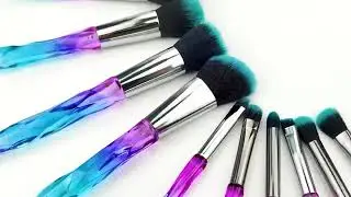 Makeup Brushes, 10PCs Professional Cosmetic Brush Set Special Shiny Foundation Face Powd