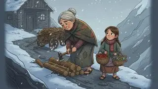 A Day in the Woods with Grandma 😲😲 #Foraging for Food 😁#Grandmother and Granddaughter #saleha story 