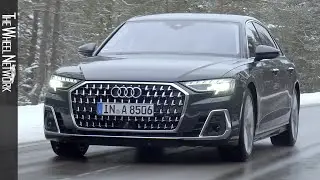 2022 Audi A8 L 60 TFSI quattro | Manhattan Grey | Driving, Interior, Exterior