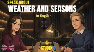How to Describe Weather and Seasons in English | English Conversation Practice
