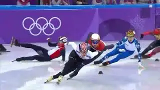 Short Track wipeouts 2018 PyeongChang Olympics