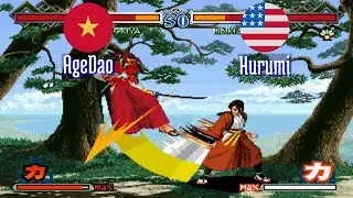 FT5 @lastbld2: AgeDao (VN) vs Hurumi (US) [The Last Blade 2 lastbld Fightcade] Feb 4