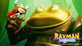 RAYMAN LEGENDS Toad Story - World 2 - 100% Walkthrough [1080p] No commentary