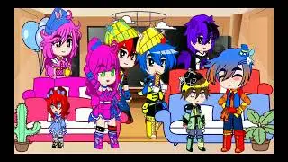 Poppy playtime React to Mom's Poppy playtime || Gacha club ||