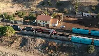 Çaltı Tren İstasyonu Havadan Görüntü