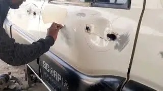 #scorpios4 #denting #painting  #white and ful #body #restoration #md #javed #denter mjs project 2