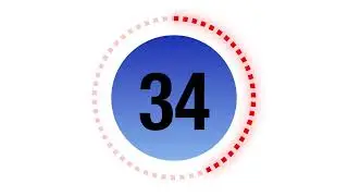 Moving Circle Timer 1 Minute
