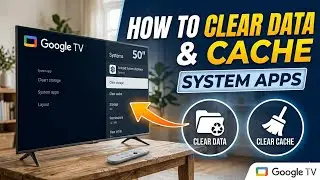 How to Clear Data and Cache of a System App on Google TV Android TV OS 14
