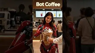 #robot #intelligentrobot #robotgirl #coffeerobot