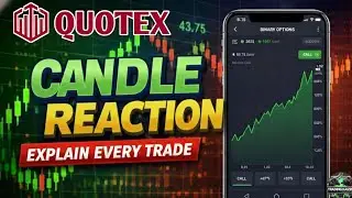 Quotex Live Trading by Candlestick Reaction | Binary Options Trading Following Money Management