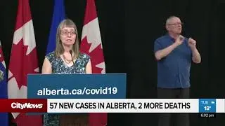 57 new cases in Alberta, 2 more deaths
