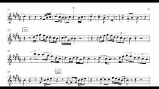 Thinking Out Loud   Ed Sheeran Saxophone Sheet Music + Play Along1