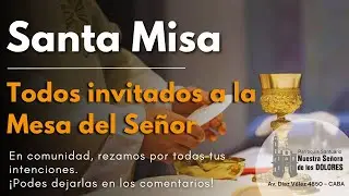 Misa - 11 de Enero de 2026 - 20.00 hs
