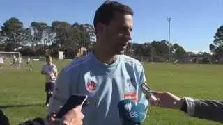 Alex Brosque On His First Day Back