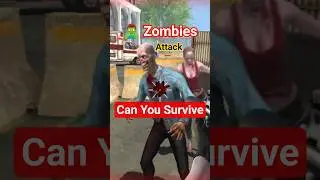 Zombie Apocalypse Survival | Last Human vs Undead #shorts #shortvideo #zombie #ytshorts #gaming #yt
