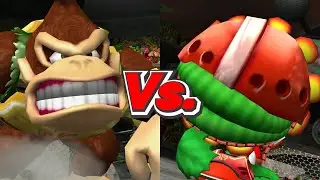Mario Strikers Charged - Donkey Kong/Hammer Bros Vs. Petey/Shy Guy
