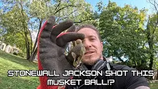 Metal Detecting a Civil War Backyard in Virginia (My First Musket Ball!)