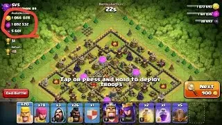 clash of clans loot over 1 million Elixir and gold