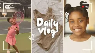 Day in the Life of a Stay-at-Home Mom | Child Model, Tennis Lessons & Motivational Cleaning!