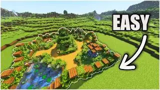 Minecraft: How to Build a Garden/Exterior | Tutorial 🌻