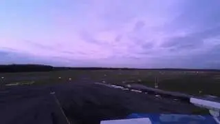 Flugplatz Dinslaken Schwarze Heide EDLD Timelapse Sunset!