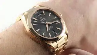 Omega Seamaster Aqua Terra 150m Day-Date 231.50.42.22.06.001 Luxury Watch Review