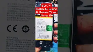 Realme 6i, Realme 7i, Realme C3, and Narzo 10 (blp771) Battery #realmetechlife #themobileguru