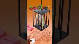 Minecraft Mobs SAVE Iron Golem Lava Satisfying 3D Cloth and Fluid Simulation