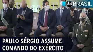 General Paulo S&eacute;rgio assume comando do Ex&eacute;rcito | SBT Brasil (20/04/21)