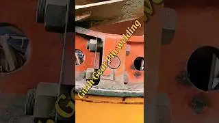 Rotary kiln girth gear pin welding#welding #rotarykiln#preheater