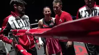 Velada Box IFA. Elche, Alicante. 25/03/2023. Combate nº15: Fabiola Aggio-VS-Katherine Quintana