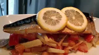 My Easy Fish Recipe-Oven-Baked Stuffed Mackerel