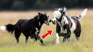 Dog Leads Blind Horse Across the Field, What Happens Next Will Melt Your Heart&hellip;