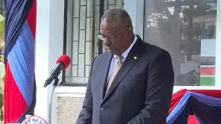 US and Kenyan defence secretaries hold joint briefing in Nairobi