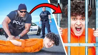 ARRESTING MY LITTLE BROTHER PRANK!! (Freakout)