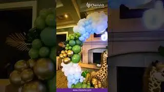 Best Jungle THeme Baby Shower Decoration | CherishX.com #surprise #ideas #babyshower #decor